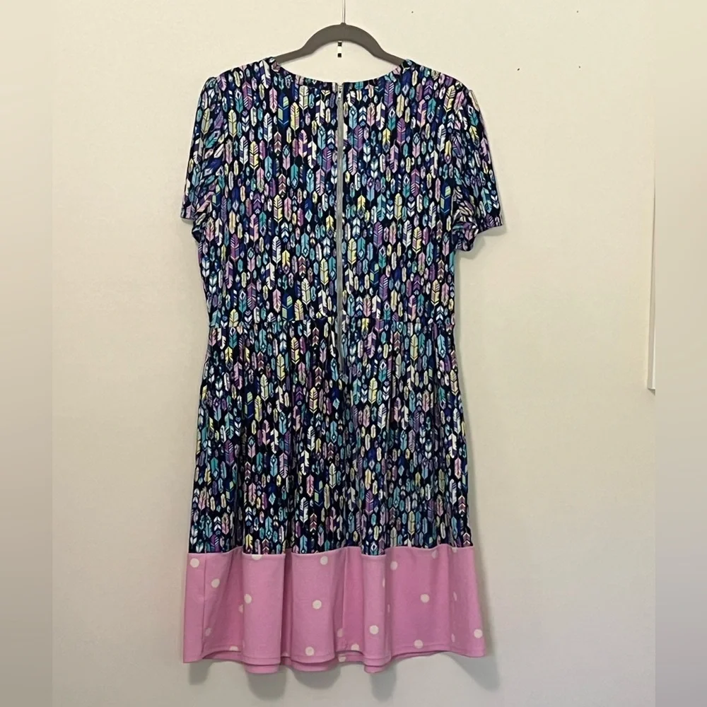 Lularoe Amelia Dress | 2XL - Picture 2 of 4